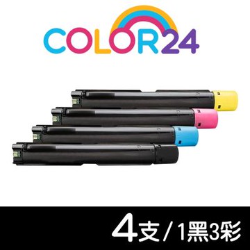 【Color24】for FujiXerox 一黑三彩組 CT202396 CT202397 CT202398 CT202399 高容量相容碳粉匣 / 適用 SC2020 / SC2020NW