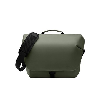 Gaston Luga Lightweight DuoSeal Messenger 14吋郵差包 - 橄欖綠