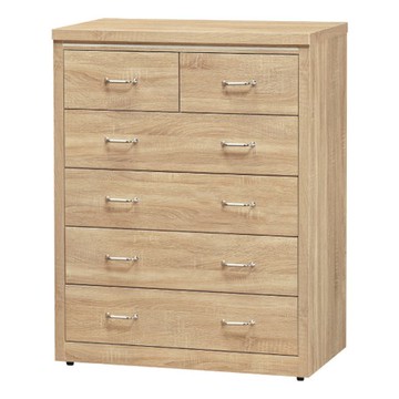 【MUNA 家居】橡木色大五斗櫃(另有白雪松色)橡木色