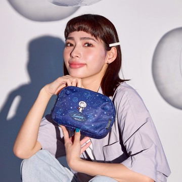 【IMPACT】SNOOPY太空人-化妝包-深藍