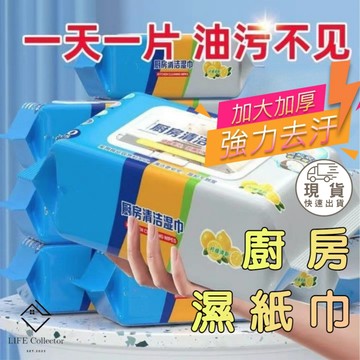 【現貨秒發🚚】廚房濕巾 清潔黑科技 清潔抹布 廚房濕紙巾 萬用去汙巾 濕紙巾 廚房紙巾 萬用清潔巾 廚房清潔濕紙巾