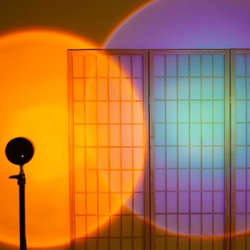 免運 氛圍燈夕陽日落燈 落日燈LED網紅夕陽燈落地燈補光燈usb