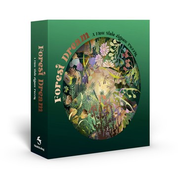 Forest Dream: A Flow State Circular Jigsaw Puzzle(森林之夢：流動圓形拼圖)