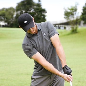 經典短袖運動 polo 衫 (TCool 涼感防曬)-灰