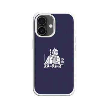 iPhone 16 SolidX 白 - 迪士尼-星際大戰 Star Wars - 波巴費特-日文字系列