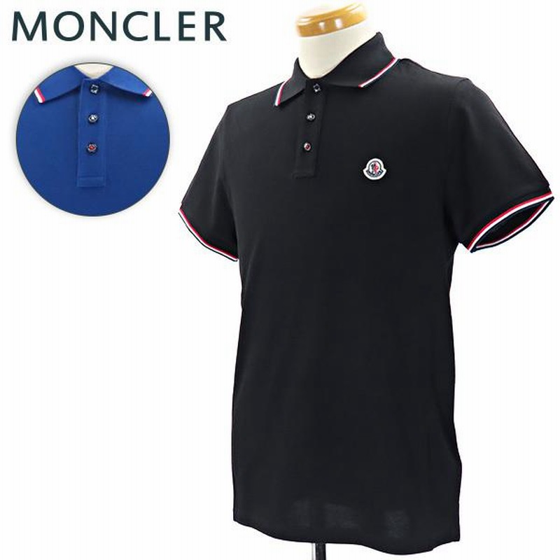 MONCLER モンクレール POLO T-Shirt 8A000 10 84556 796 999 ポロ Tシャツ 半袖 ポロシャツ ロゴ パッチ  メンズ | LINEブランドカタログ