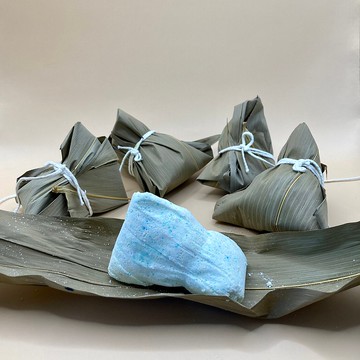 仿真香粽 牛奶草本泡澡 氣泡錠 淋浴 浸泡 足浴