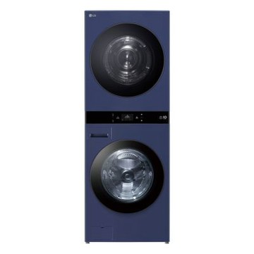 【LG 樂金】22公斤+20公斤 WashTower AI 智控洗乾衣機第二代 霧夜藍(WD-S2220NV)含基本安裝