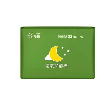 愛康透氧抑菌棉加長型33cm7片