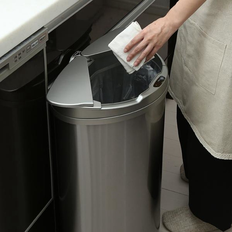 ゴミ箱 センサー 45L 自動開閉 おしゃれ スリム キッチン 電動