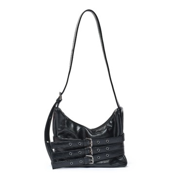 【SAMO ONDOH】全面63折起★Trio belt mug bag M - baked black