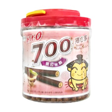 Hit-O 700捲心酥 提拉米蘇口味 酥脆口感 獨立包裝 下午茶點心  700g  1桶