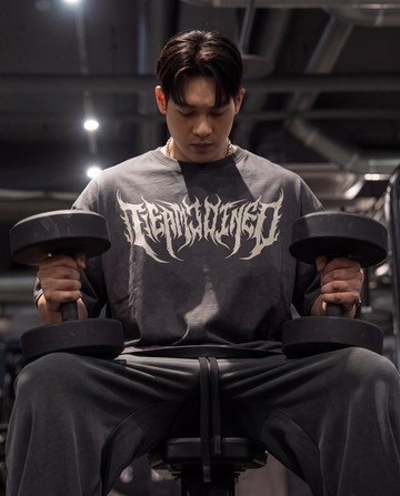 Joined 金屬字 Washed Boxy Oversized【洗黑】【深灰】【褪灰】