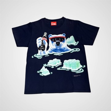 90s 美國古著可口可樂北極熊系列上衣