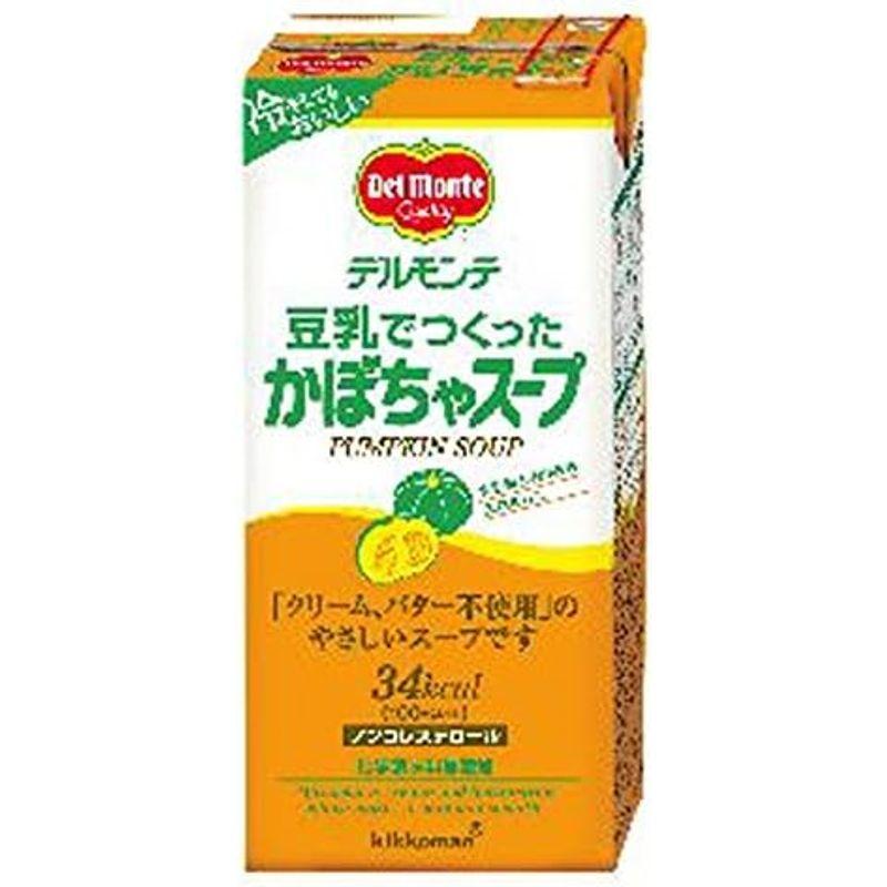 デルモンテ 豆乳でつくったかぼちゃスープ 1L×6本