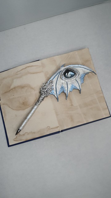 原子筆，皮革羽毛筆，龍，鷹頭馬身有翼獸，婚禮筆，沾水筆，禮物