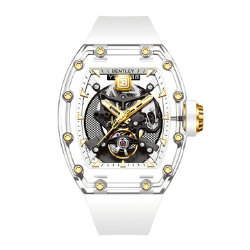 【WANgT】 BENTLEY 賓利 THE LUMINA 幻影系列 BL-70-73 自動上鍊 水晶錶殼 鏤空 機械錶