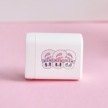 【TOYSELECT】艾絲樂小兔｜兔兔臉靠臉：GaN 40W Type-C雙孔充電頭