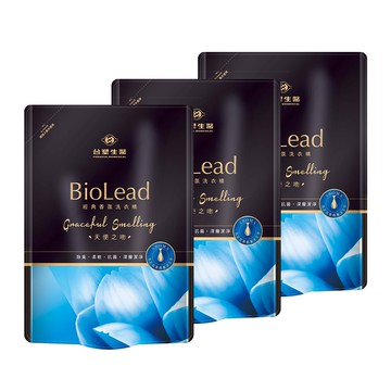 BioLead經典香氛洗衣精補充包 天使之吻1.8kg(3包入)