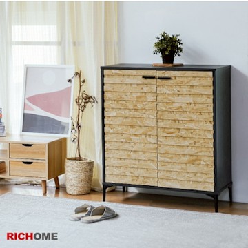 RICHOME 甘哲阪雙門大鞋櫃W80xD36xH92CM