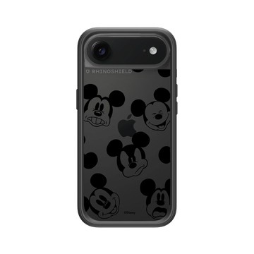 iPhone Air Mod NX -邊框背蓋組合 (相機按鈕) 黑 - 迪士尼-米奇 Mickey - 黑標款-米奇的有趣表情