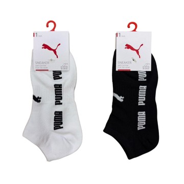 PUMA 襪子 Fashion PUMA 腳踝襪 運動襪 休閒襪 隱形襪 踝襪  短襪 舒適 透氣 單雙入 白色 黑色