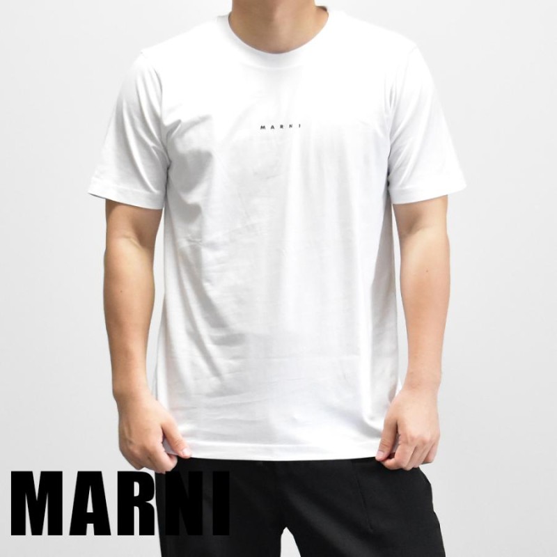 マルニ Tシャツ メンズ ロゴ シンプル 半袖 おしゃれ ブランド 綿100