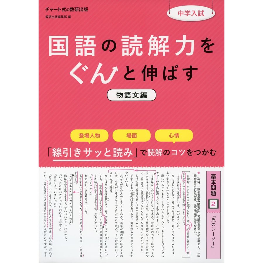 中学入試 国語の読解力をぐんと伸ばす 物語文編