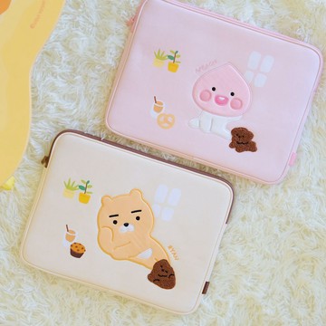 【KAKAO FRIENDS】🇰🇷韓國商品 萊恩＆桃子13吋筆電包 電腦包 平板包 日落小物  交換禮物 聖誕禮物