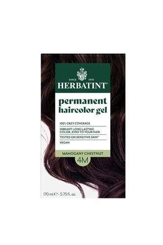 Herbatint Permanent Haircolor Gel 4M Mahogany Chestnut 135 mL