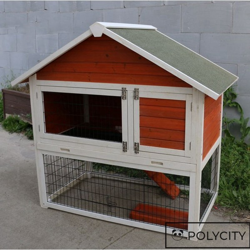 大型 飼育ケージ 小動物ケージ 別荘 うさぎ 木製 ペットケージ 天然杉材 防腐材 室内外兼用 140 84 131cm 組立式 通販 Lineポイント最大get Lineショッピング