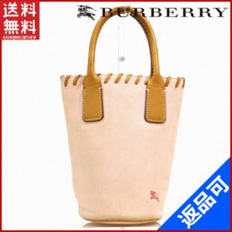 バーバリー バッグ Burberry トートバッグ ハンドバッグ バケツ型 ライトブラウン ピンク 即納 中古 X 通販 Lineポイント最大6 0 Get Lineショッピング