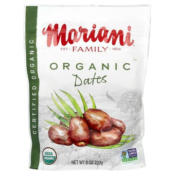 Mariani, 有機德利諾無核棗，8 盎司（227 克）