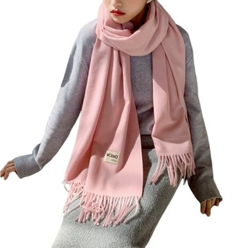 秋冬仿羊絨圍巾 保暖圍巾 女生圍巾 圍脖披肩 日韓系穿搭 台灣現貨