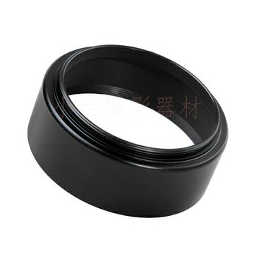 相機 52mm 金屬標準遮光罩 鋁合金遮陽罩 52口徑羅口通用遮光罩