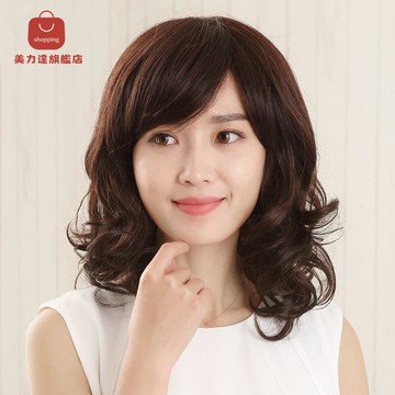 免運/公司貨 假髮 假發假發女長卷發大波浪真發中老年假發自然蓬松媽媽假發假發套 可開發票 全館五折 工廠現貨直銷 新品特價 d1115