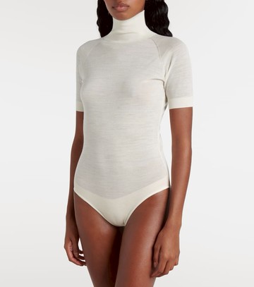 Alaïa Turtleneck wool bodysuit