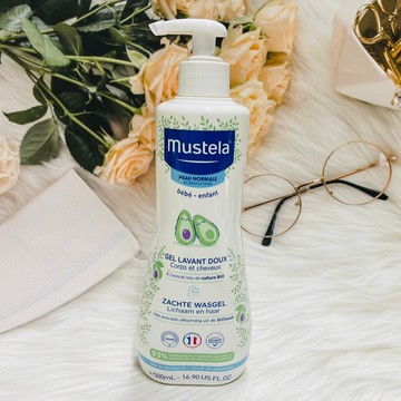 慕之恬廊 Mustela 多慕雙潔乳 500ml 新包裝 嬰兒二合一牛油果洗髮沐浴露｜全店$199免運