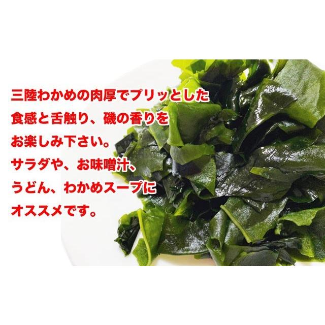 わかめ カットわかめ 乾燥わかめ 三陸産 140g (70g×2) 国産 送料無料