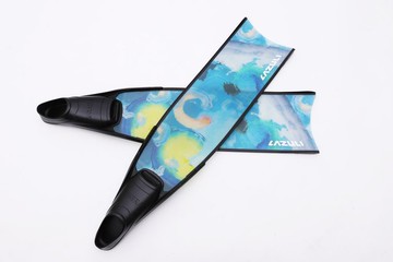 LAZULI Mermaid 玻纖蛙鞋 含腳套 追夢