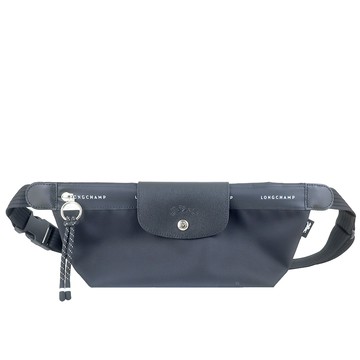 LONGCHAMP Le Pliage Energy 黑尼龍拉鍊側肩腰包