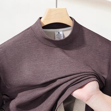 【Heart:W 新職人】★半高領針織微絨上衣(男裝/男上衣/針織衫/百搭/休閒)