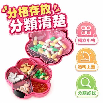 【潮流工坊】隨身藥盒 一週七天藥盒 一日三餐藥品分裝盒 便攜迷你密封藥盒 外出旅行藥物分類收納盒