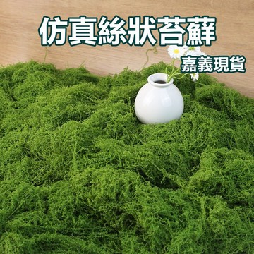 隔日到貨 現貨 大包裝仿真絲狀苔蘚 人造假青苔 假草絲 微景觀佈置草絲 擺件草坪 盆景盆栽苔癬 假鮮苔 假苔蘚 假青苔