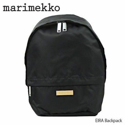 marimekko ミニ アイラ 黒 ナイロンリュック バックパック marimekko ミニ アイラ 黒 ナイロンリュック - メルカリ