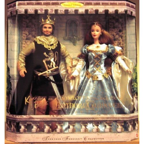 Ken and Barbie バービー Doll As Camelot's King Queen, Arthur and