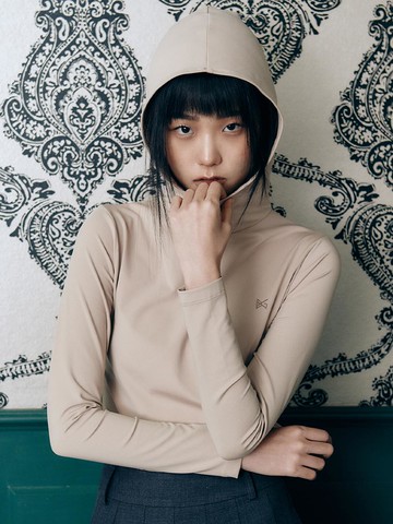 Hooded T-shirt Golf [BEIGE]
