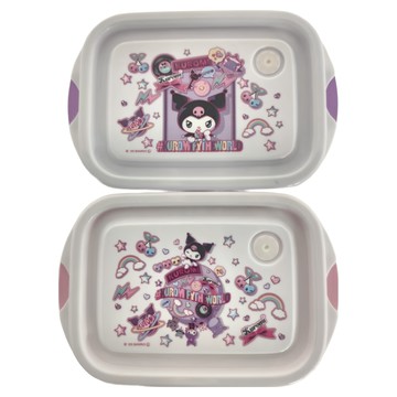 Skater 塑膠抗菌保鮮盒 667596 17.8 x 11.9 x 5.5cm 庫洛米 500ml  1入  2個