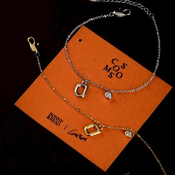 【BONNY&READ飾品】純銀 小鑽 手環 手鍊 [宇宙設計款/純銀] 初心手鍊 / 2色