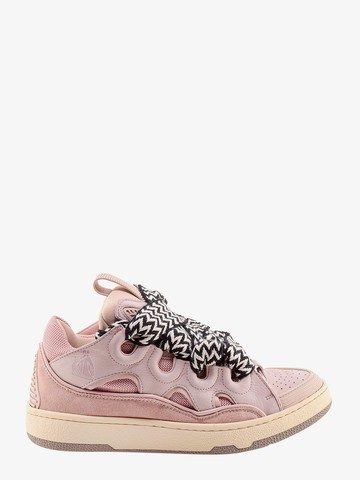 Iconic crub suede and leather sneakers - LANVIN PARIS - gender_Woman